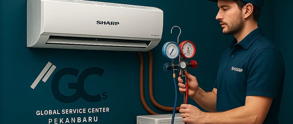 Service AC Sharp Pekanbaru