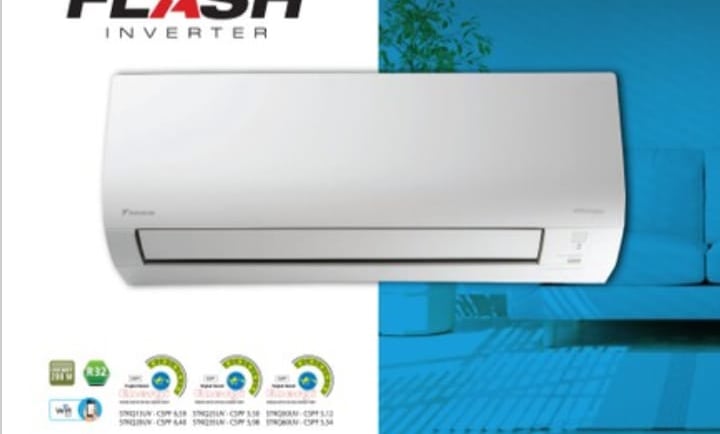 AC Daikin Inverter 1/2 PK Pekanbaru