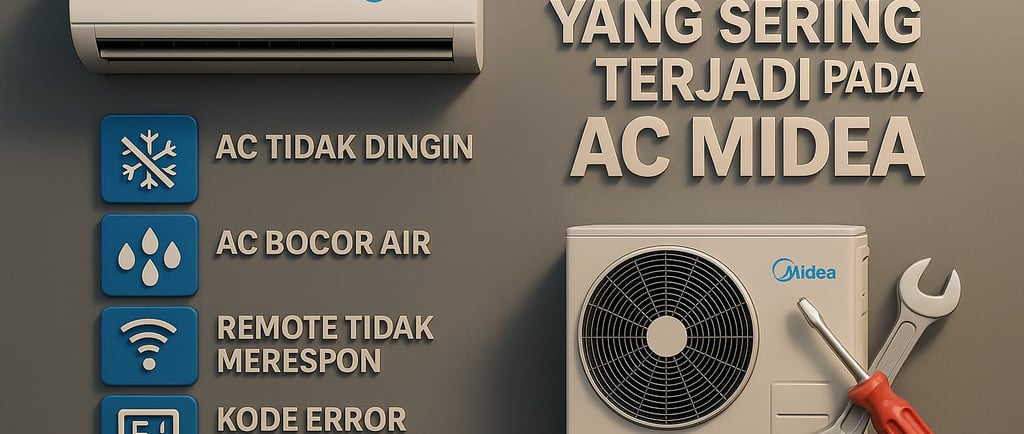 Kerusakan AC Midea Pekanbaru