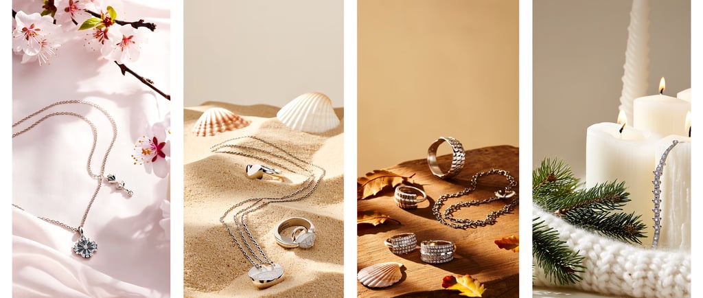 Silberschmuck ✨ für Frühling 🌸 Sommer ☀ Herbst 🍂 Winter ❄ – HeideSchmuck Inspiration