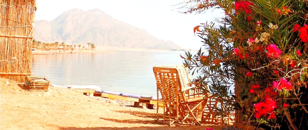 Popular Husha front line to the sea at Bedouin star Egypt