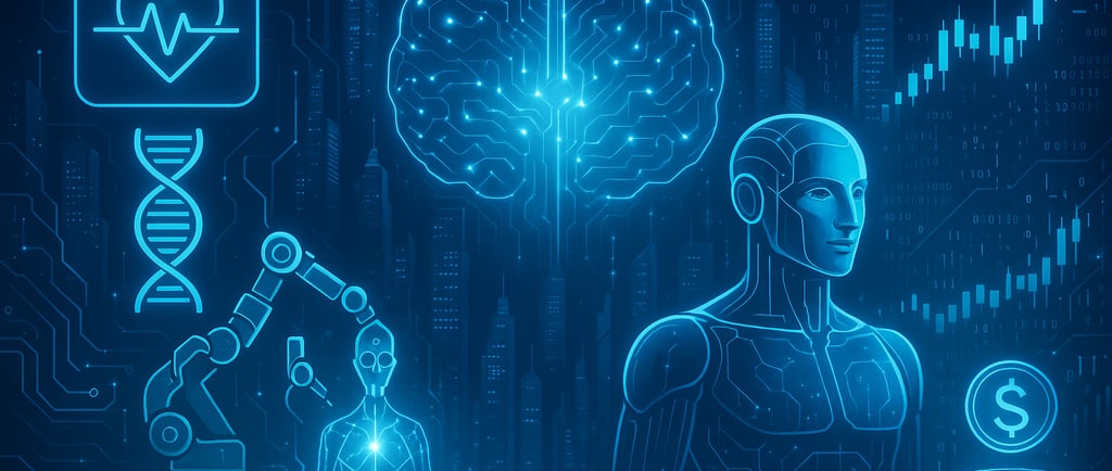 Unlocking the Future: How AI Works In Technology, Finance, and Healthcare. Guide to AI in 2025