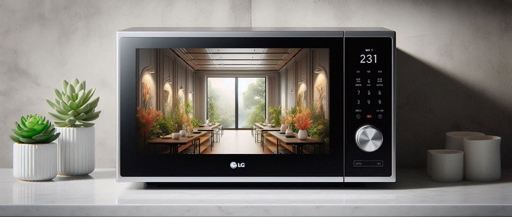 LG Signature Smart Instaview Microwave kitchen innovations