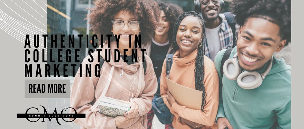 authenticity in college student marketing college students smiling for the camera