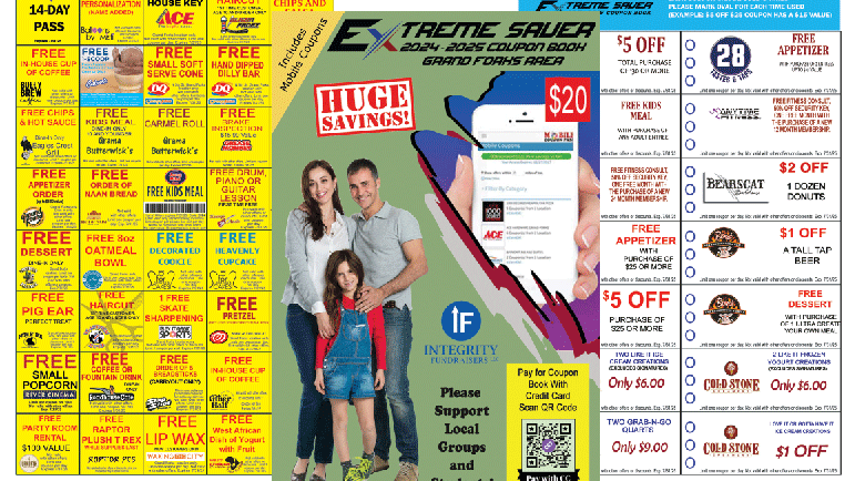 a variety of coupons for a variety of items