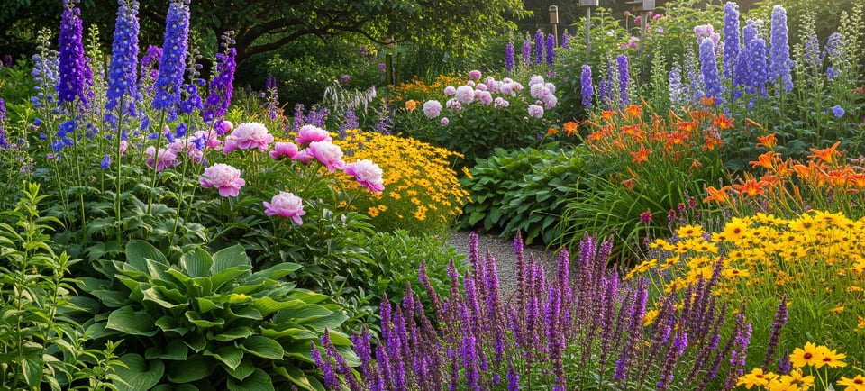 thriving perennials garden
