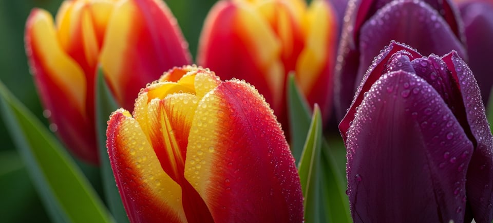 a bunch of flowers that are in a field