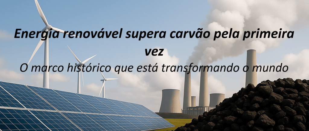 a pile of coal is shown with a windmill