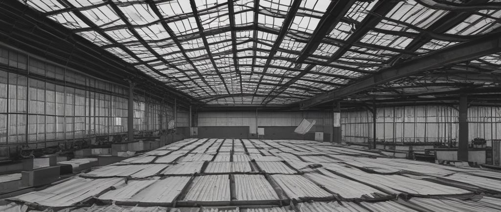 A historic building is under renovation with bright yellow scaffolding on the facade. The building is set against a backdrop of modern high-rise structures. A crane is visible above, indicating ongoing construction work in the area.