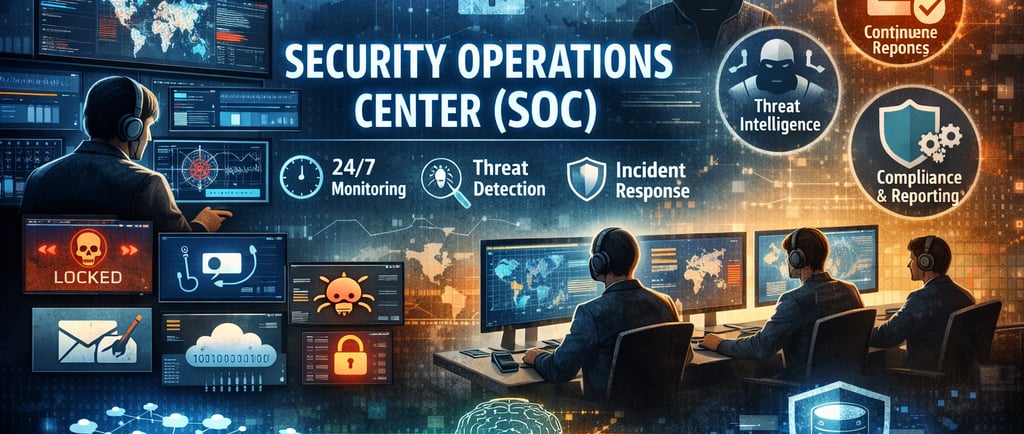 Security operations center in action