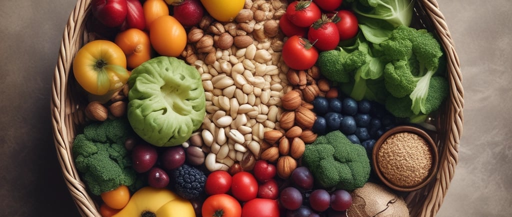 A vibrant display of organic health care products for men.