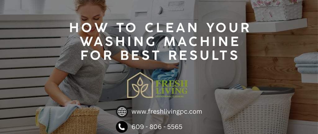 How to clean your washing machine