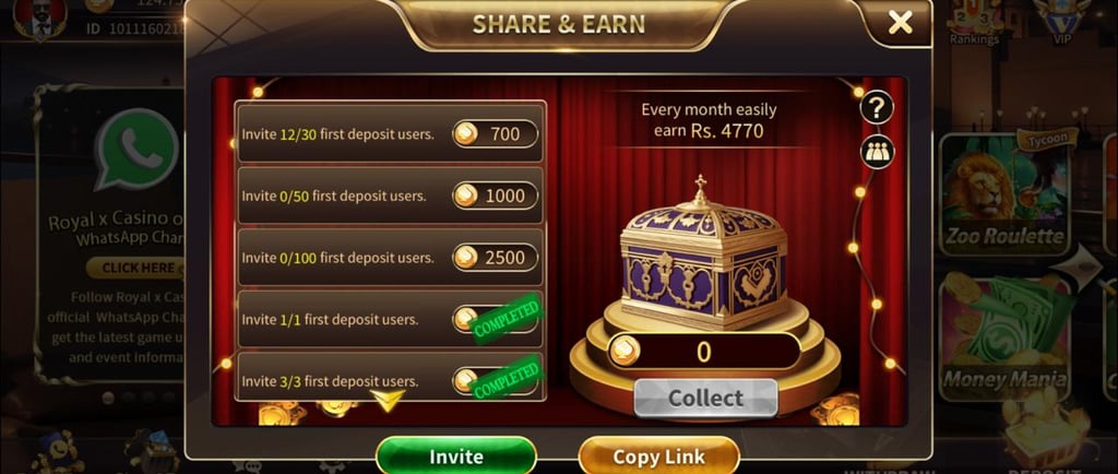 royal x casino game download redeem code