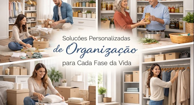 Soluções Personalizadas de Organização para Cada Fase da Vida