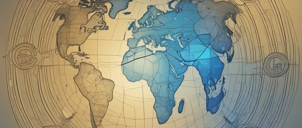 A majestic ocean horizon at dawn with golden sunlight reflecting off deep navy waves, symbolizing unity and strength.