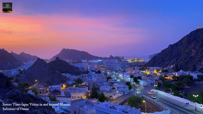 Sunset Timelapse in and around Muscat, Sultanate of Oman