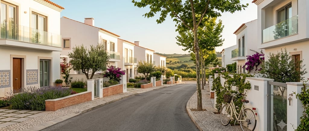 Bairro residencial moderno em Torres Vedras — qualidade de vida fora de Lisboa