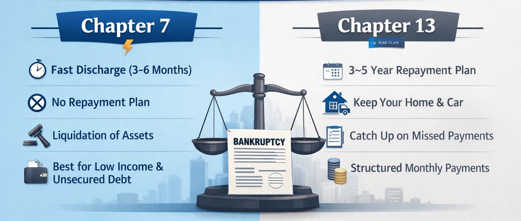 Chapter 7 VS Chapter 13 Image