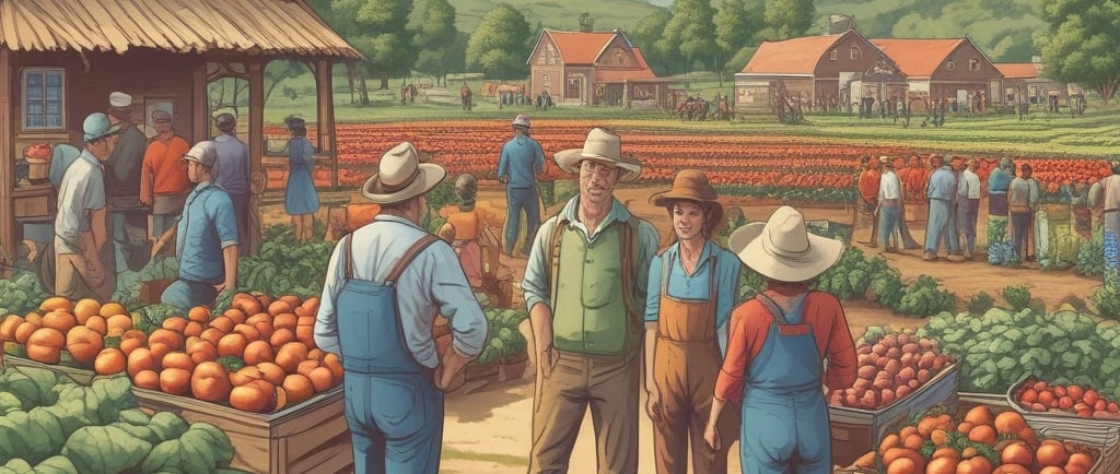 a sticker on the side of a car that says no farmers no food