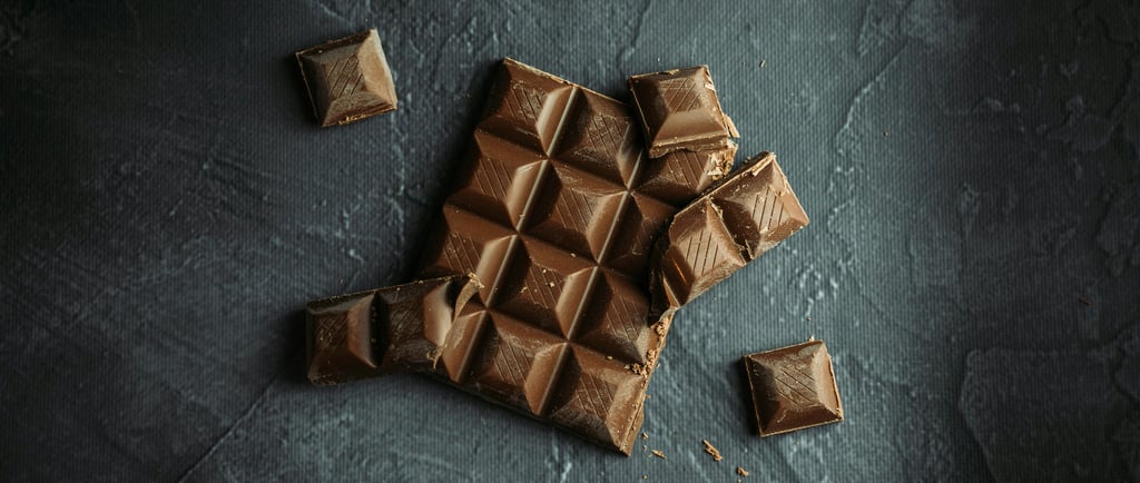 a chocolate bar with chocolate bars and chocolate