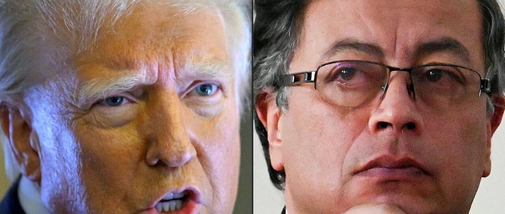 Gustavo Petro y Donald Trump