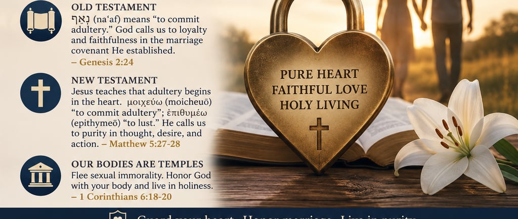 The Seventh Commandment: Guarding the Heart in Purity and Faithfulness