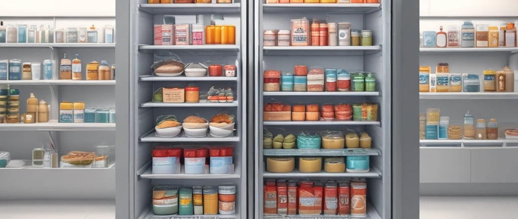 a display case filled with lots of ice cream