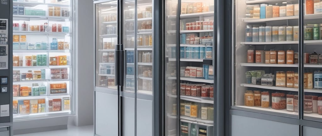 a newspaper dispenser sitting on a sidewalk