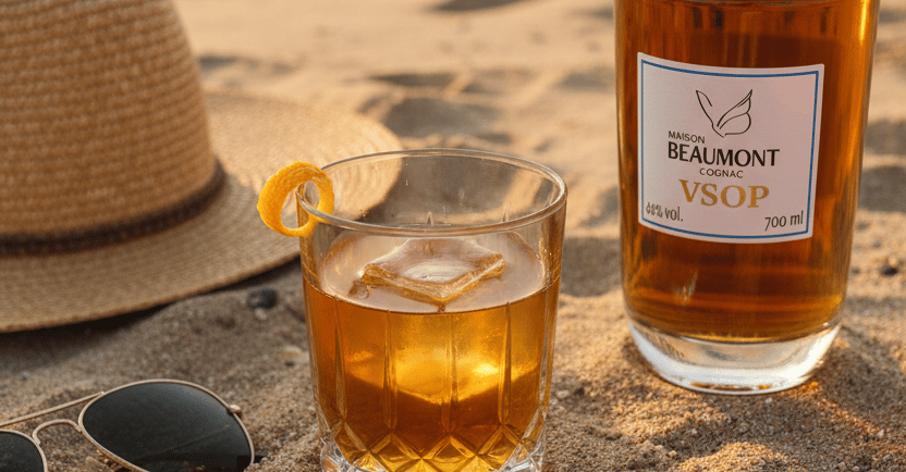 Cocktails-cognac, Golden spice, le cocktail raffiné au Cognac Maison Beaumont VSOP