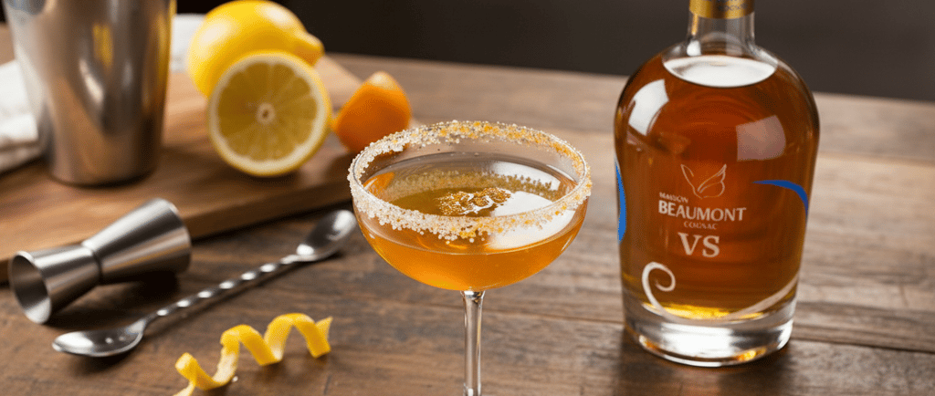 Cocktails-cognac, side-car, le cocktail signature au Cognac Maison Beaumont VS