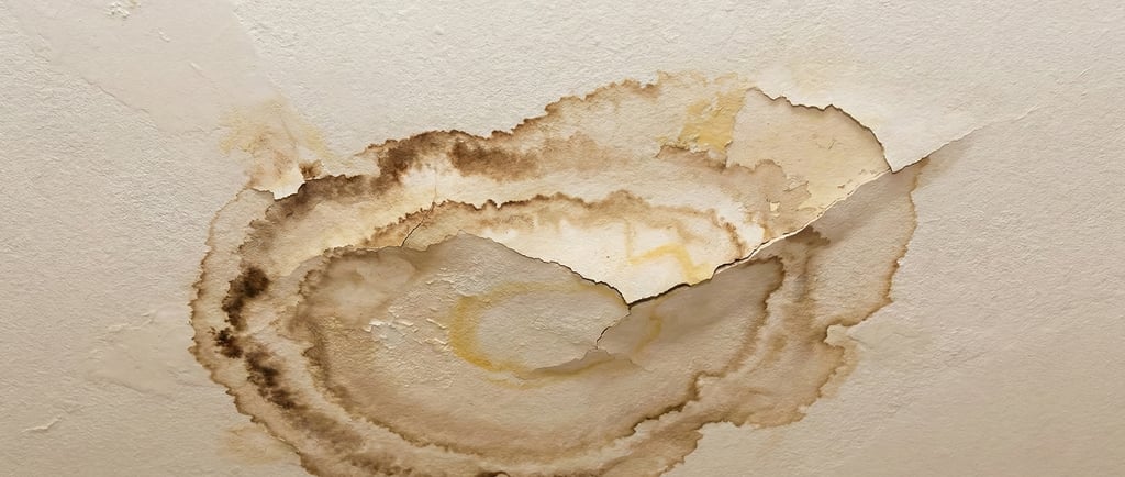 a ceiling fan with a hole in the ceiling