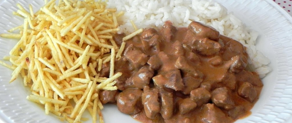 Traditional Brazilian Strogonoff Dish