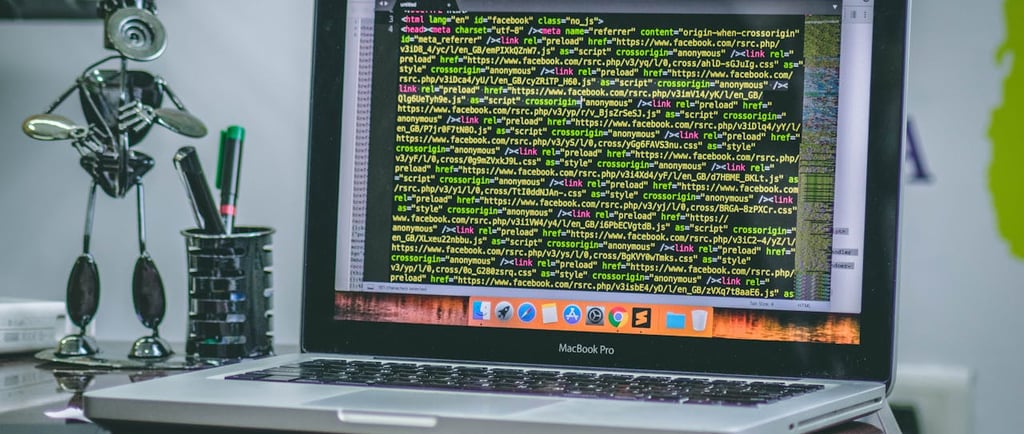 Photo by hitesh choudhary: https://www.pexels.com/photo/turned-on-macbook-pro-693859/