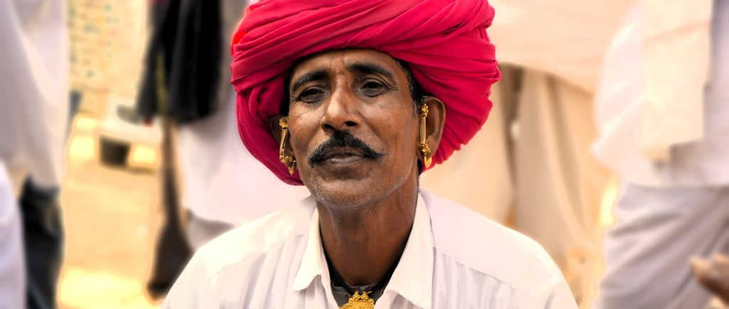 Photo by SHARVAN KUMAR: https://www.pexels.com/photo/man-with-mustache-in-pink-turban-20865042/