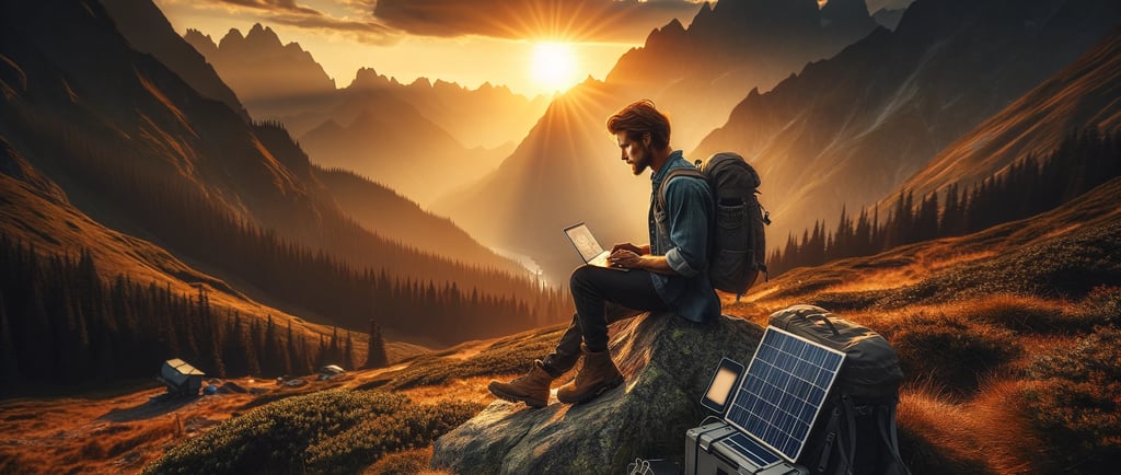 traveling working nomad.