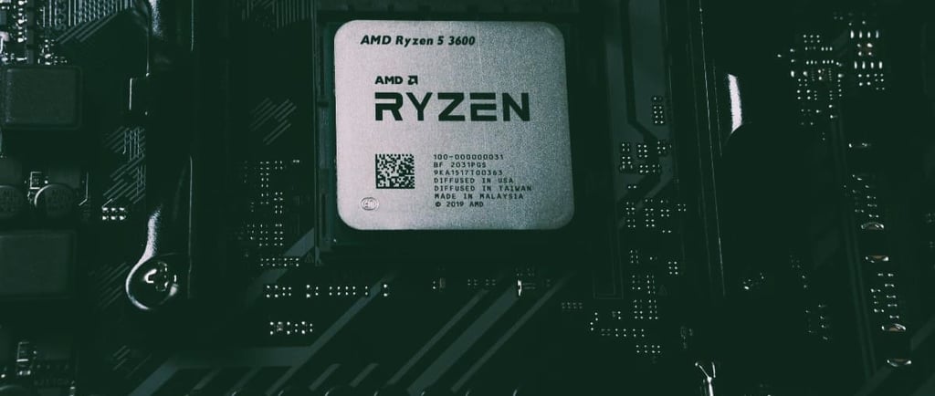 amd ryzen cpu model
