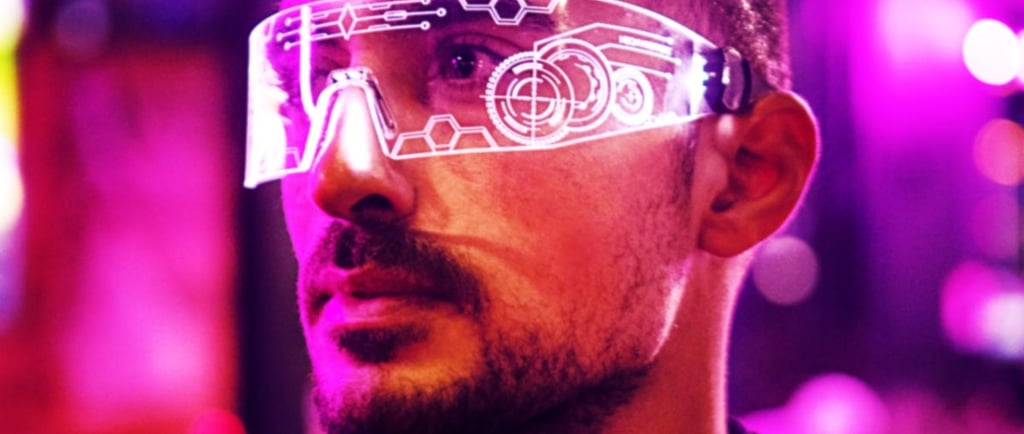 AI virtual reality glasses