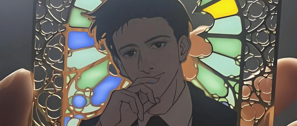 Translucent enamel pin finish showing light passing through colored enamel