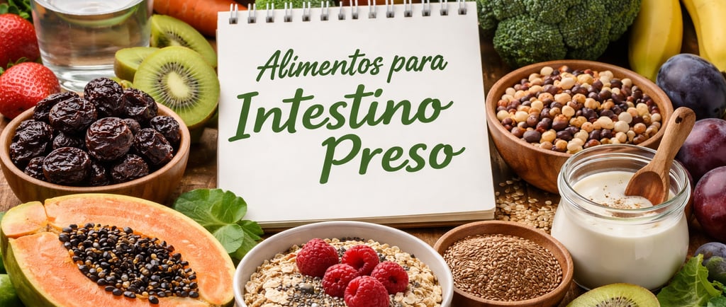 Alimentos ricos em fibras para intestino preso
