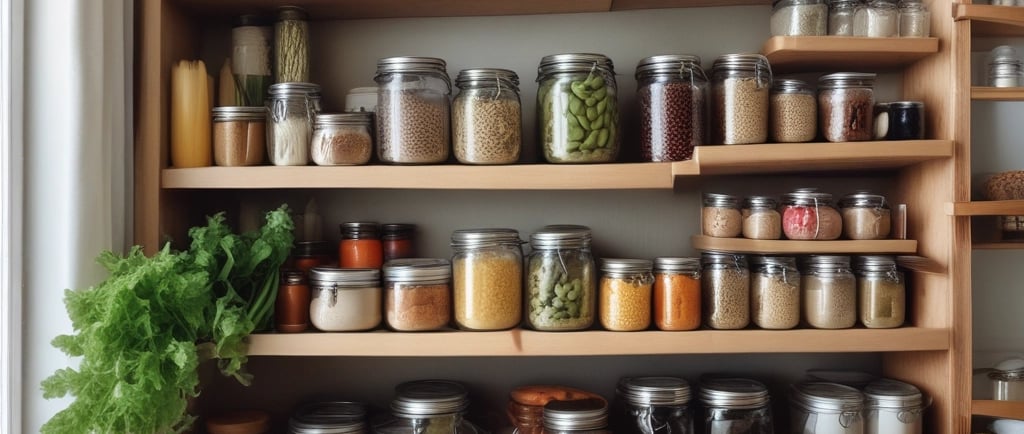 Despensa saudável e organizada 