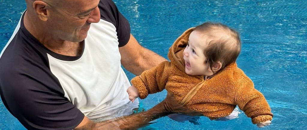 natacion para bebes y temperatura ambiente