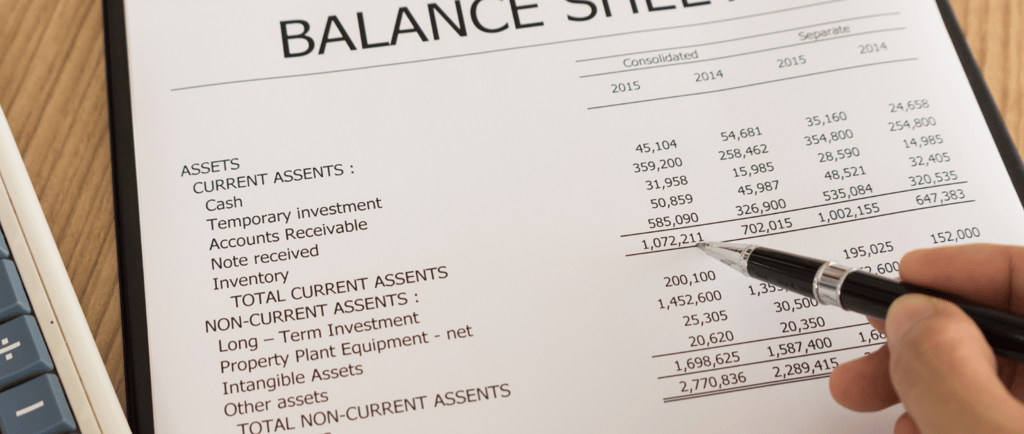 bookkeeping balance sheet financial planning