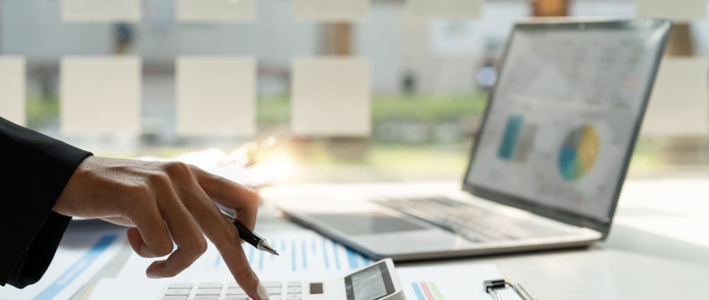 bookkeeping reporting on computer