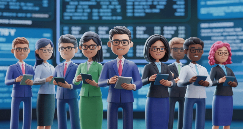 Industry Specialization group of professionals engaged as part of a team