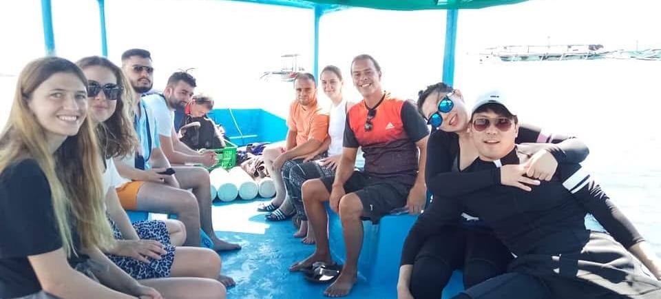 Russian group dive package in Bali #DivePackageBali #RUdiving
