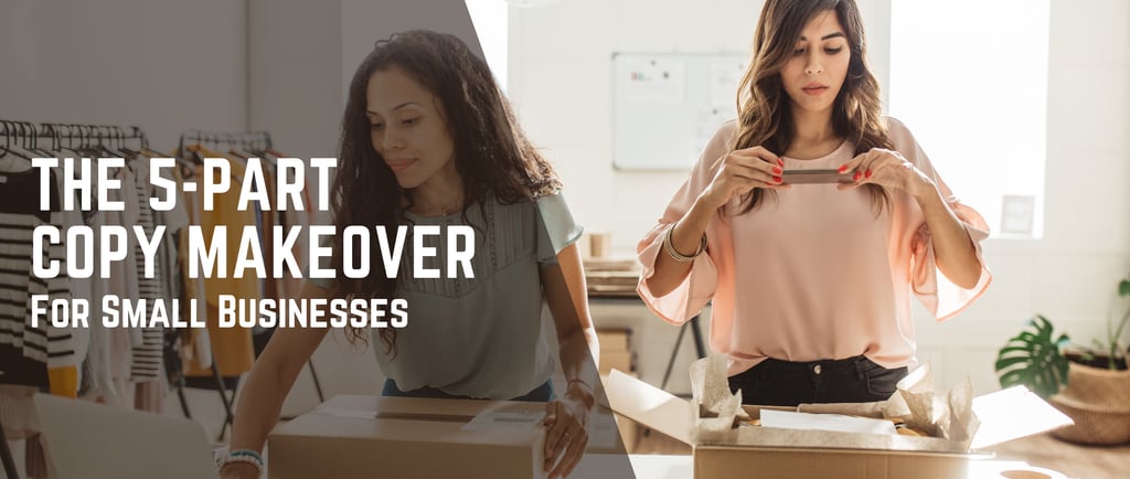 small business workers packing inventory