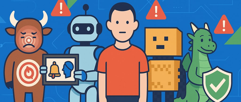 5 erreurs fatales en création de mascotte d'entreprise : objectifs flous, stéréotypes culturels, storytelling manquant, desig