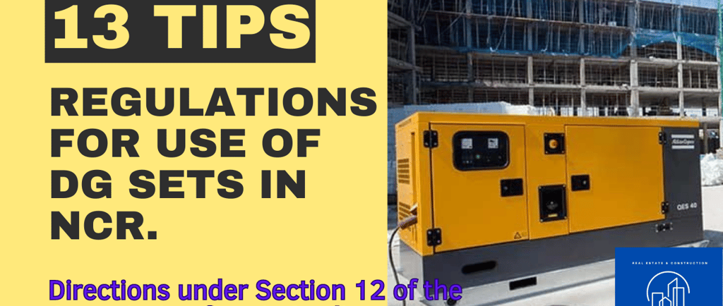 Directions under Section 12 of the Commission for Air Quality Management in National Capital Region 