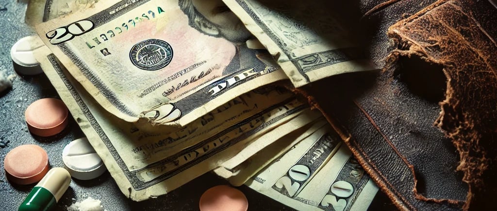 Addiction financial toll