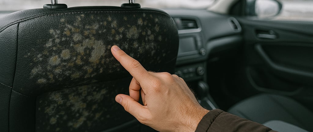 Comment traiter la moisissure dans une voiture 